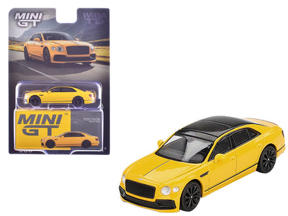 Mini GT Bentley Flying Spur Monaco Yellow 1:64 Diecast