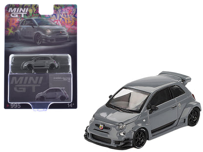 Mini GT Abarth 595 #49 LB-Works Gray 1:64