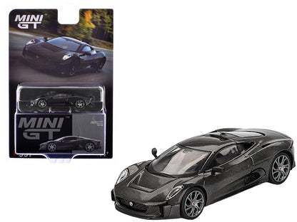 Mini GT Jaguar C-X75 Test Car Black Carbon 1:64