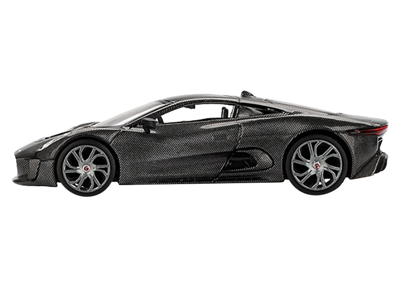 Mini GT Jaguar C-X75 Test Car Black Carbon 1:64