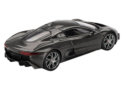 Mini GT Jaguar C-X75 Test Car Black Carbon 1:64