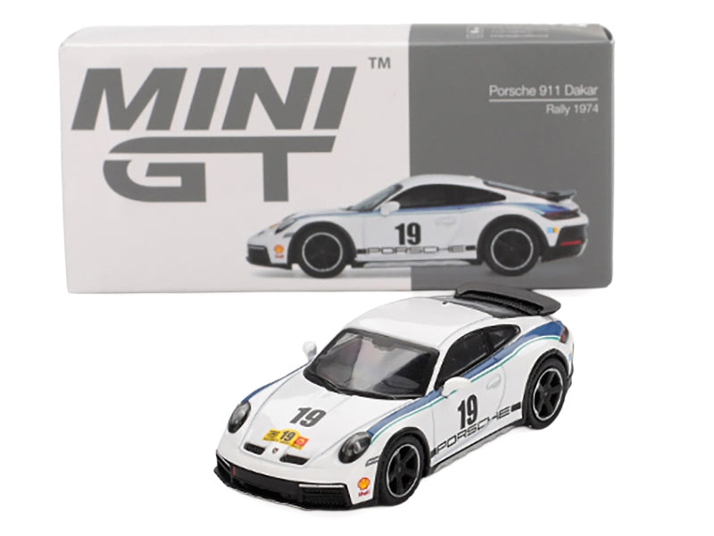 Mini GT Porsche 911 Dakar #19 Rally 1974 1:64