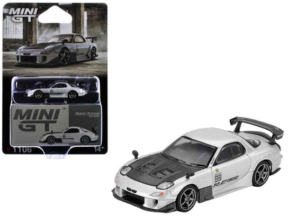 Mini GT Mazda RX-7 RE-Amemiya Silver 1:64 Diecast
