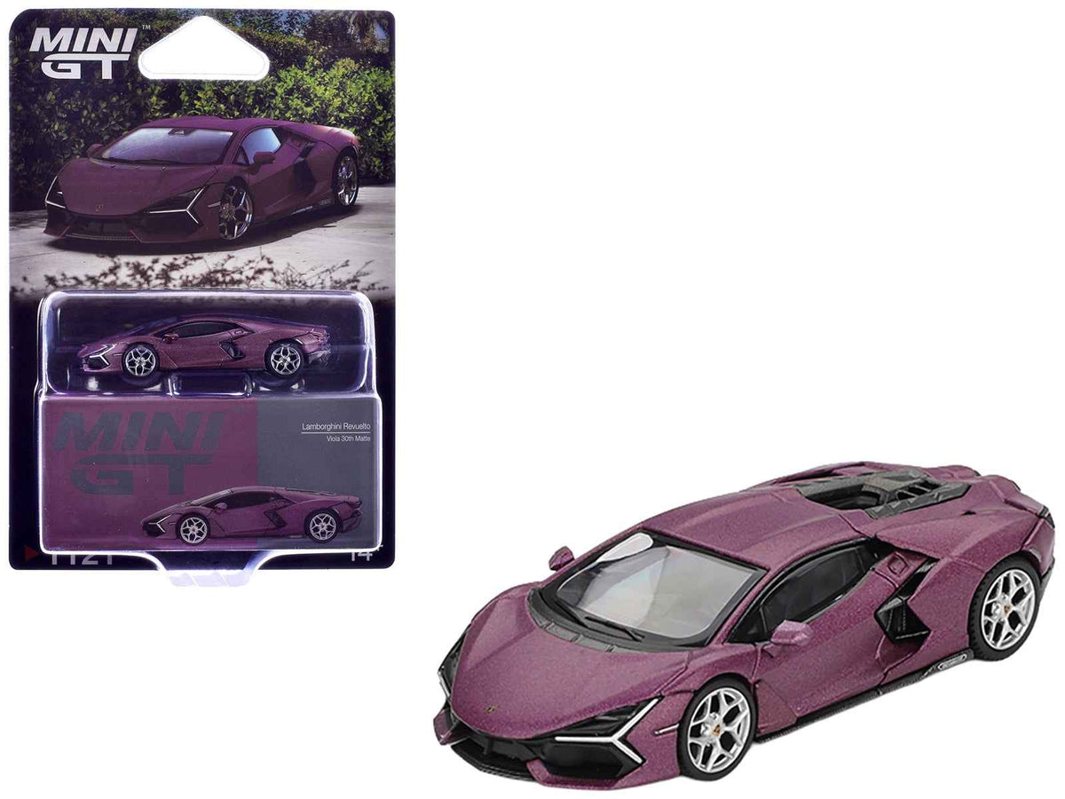 Mini GT Lamborghini Revuelto Viola 30th Matte 1:64