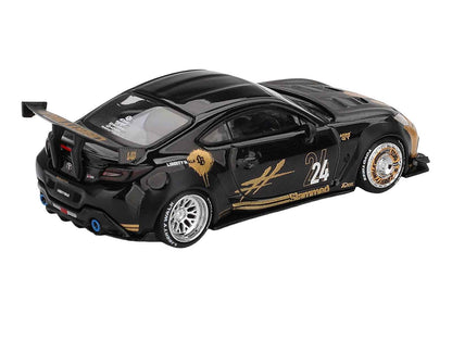 Mini GT Toyota GR86 LB-Nation #24 Black Gold 1:64