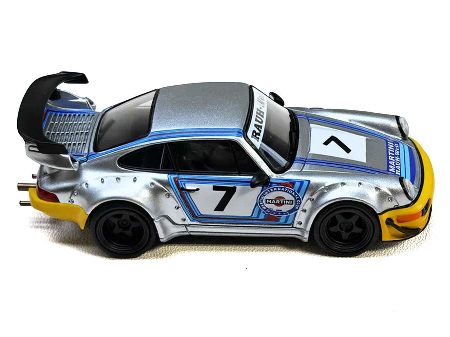 RWB 964 #7 "Ichiban Boshi - Martini Racing" Silver Metallic with Stripes 1/64