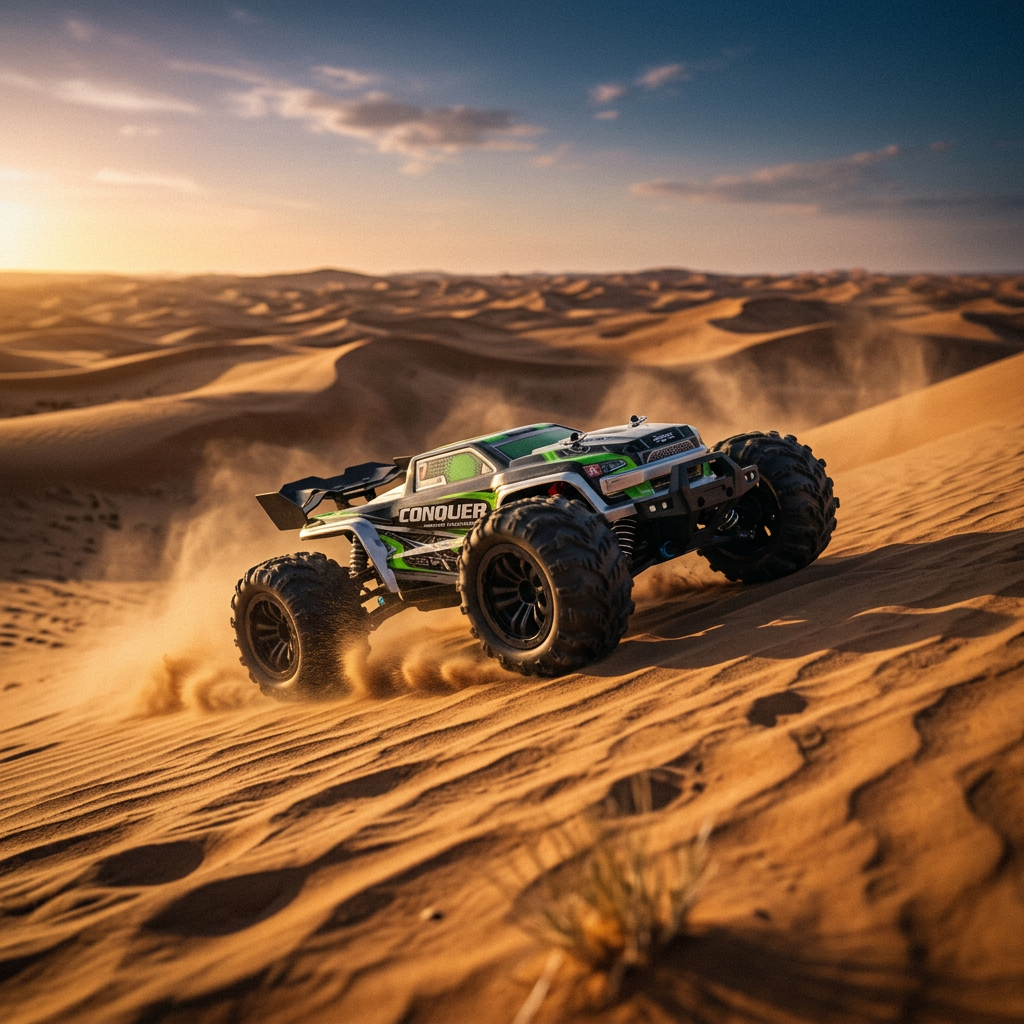 Masaverse 1:16 RC Monster Truck | 50 KM/H High-Speed 4WD 2.4GHz Off-Road Remote Control Car for Boys
