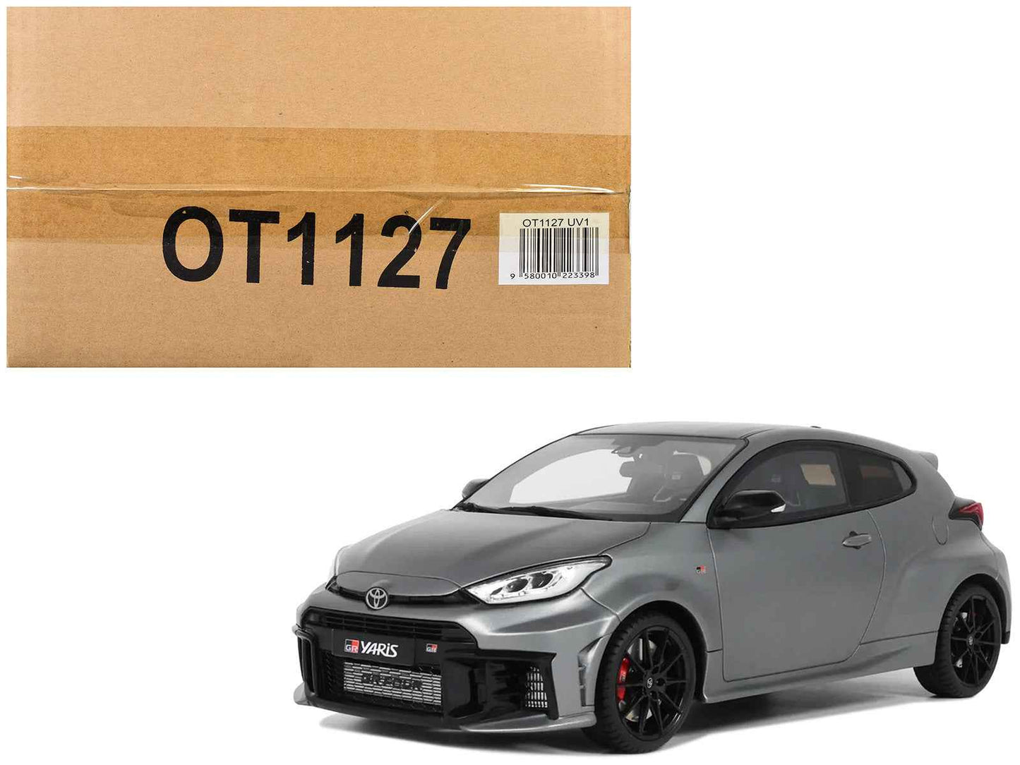 Otto Mobile Toyota GR Yaris 1:18 Diecast — Precious Metal Gray