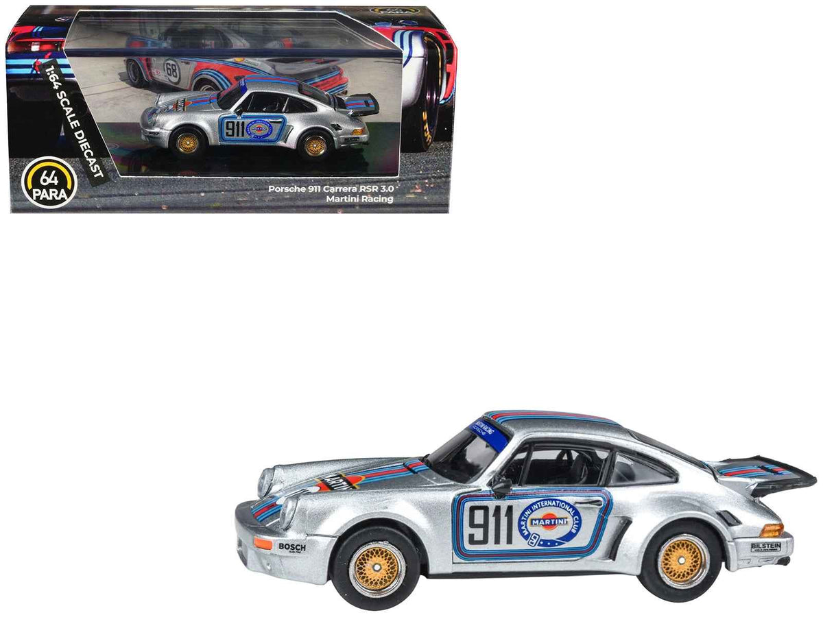 Paragon Models Porsche 911 Carrera RSR 3.0 Martini Racing Silver 1:64