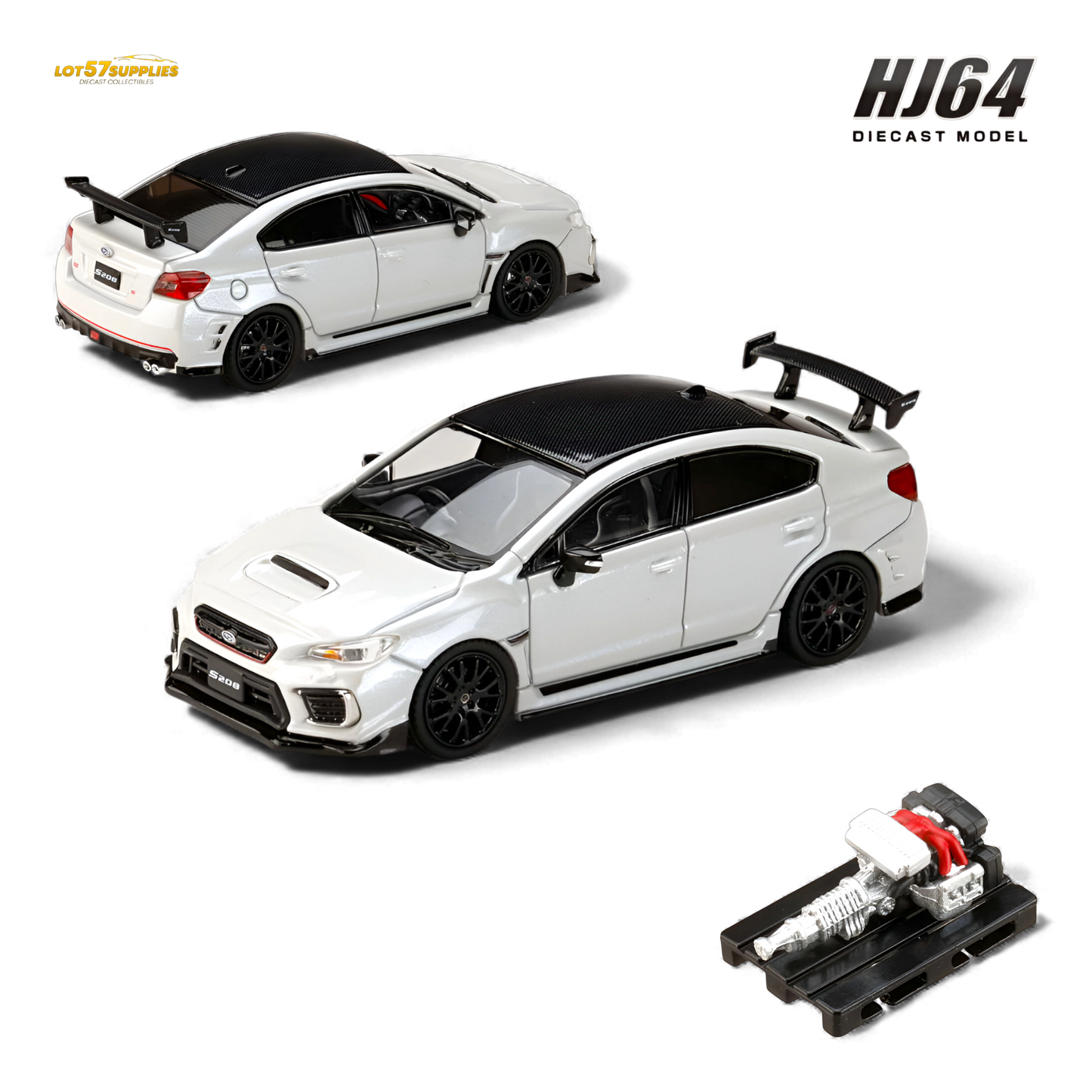 (Pre-Order) Hobby Japan Subaru S208 NBR Challenge Package 1:64