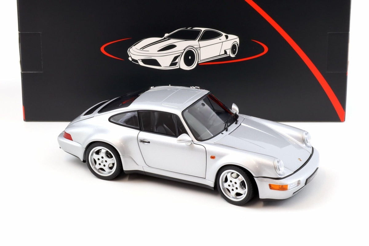 Norev 1993 Porsche 911 964 Carrera 4 WTL 30 Jahre Polar Silver 1:18