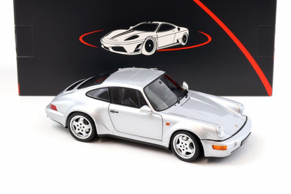 Norev 1993 Porsche 911 964 Carrera 4 WTL 30 Jahre Polar Silver 1:18