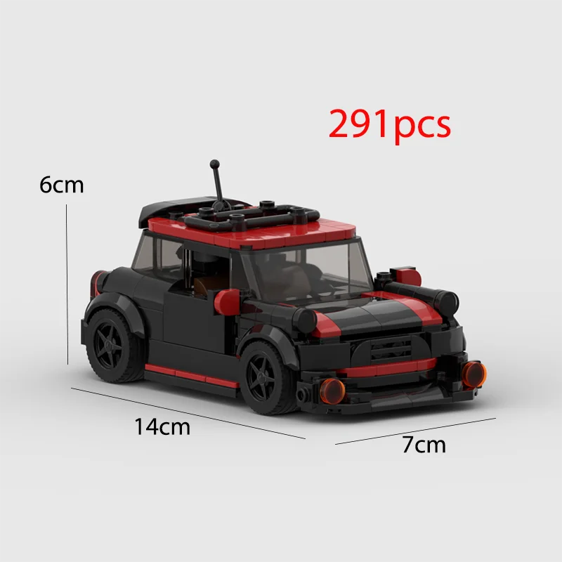 2024 Hot MOC Speed City Car Champion Racer Classic Supercar Building Blocks Brick Racing Super Technique Creative Garage DIY Set