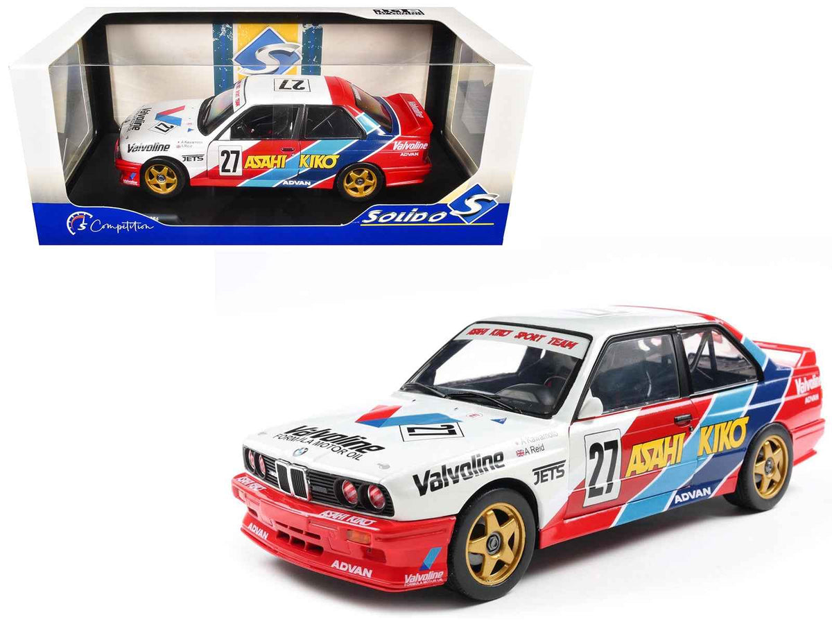 Solido 1986 BMW E30 M3 #27 JTCC Kawamoto Reid 1:18