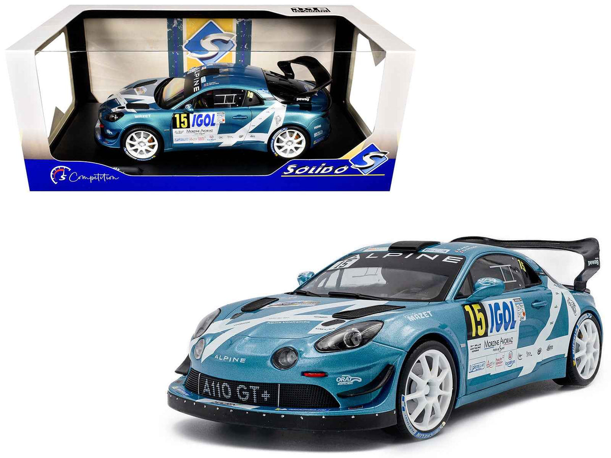 Solido 2024 Alpine A110 Rallye GT+ #15 Mont Blanc 1:18