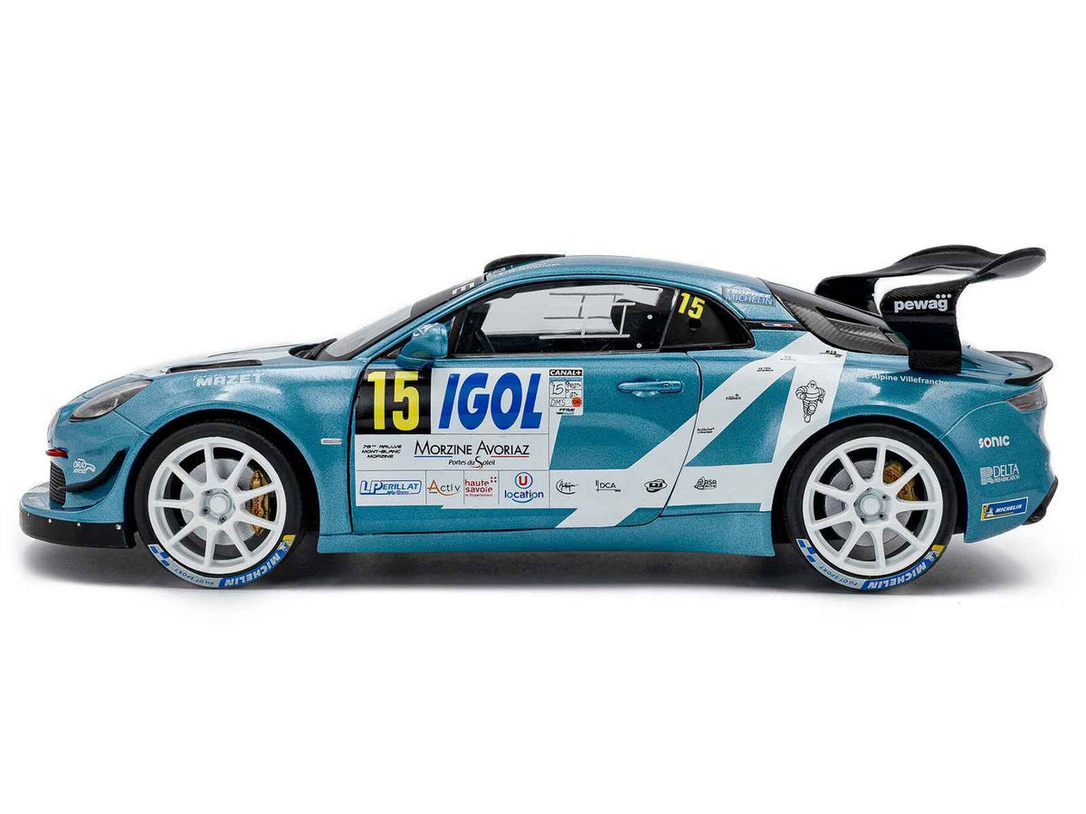 Solido 2024 Alpine A110 Rallye GT+ #15 Mont Blanc 1:18