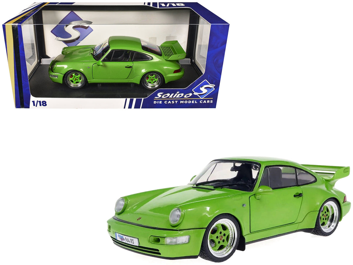 Solido 1990 Porsche 911 (964) Carrera RS Streetfighter Green 1:18