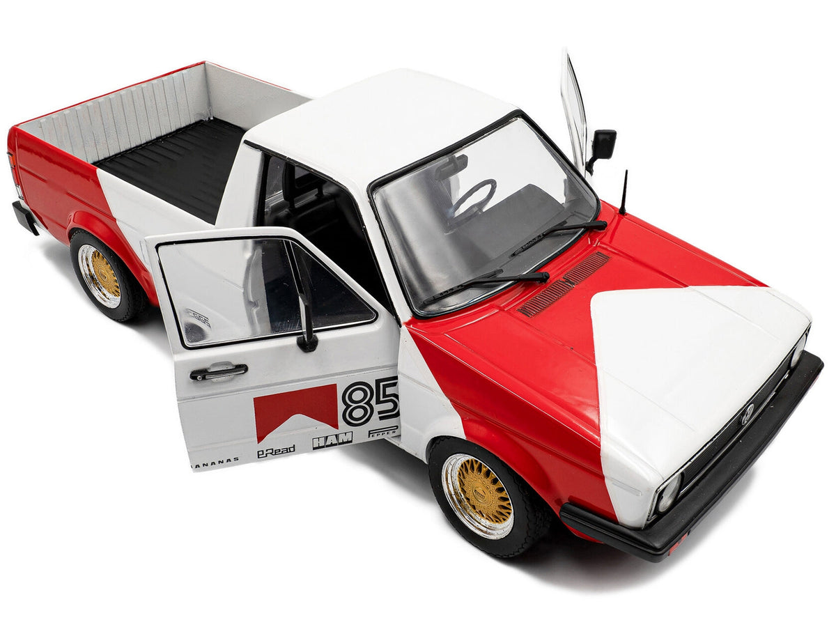 1983 Volkswagen Caddy MK 1 Truck "Red Cowboy Racing Tribute" 1/18 by Solido