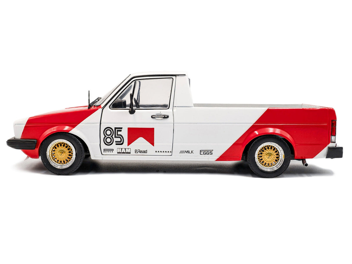 1983 Volkswagen Caddy MK 1 Truck "Red Cowboy Racing Tribute" 1/18 by Solido