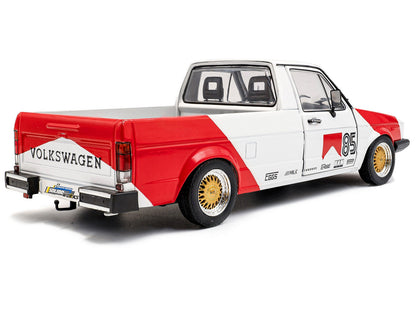 1983 Volkswagen Caddy MK 1 Truck "Red Cowboy Racing Tribute" 1/18 by Solido