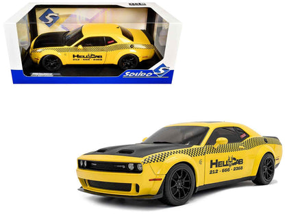 Solido 2023 Dodge Challenger SRT Hellcat Redeye NYC Hellcab 1:18
