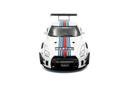 Solido Nissan GT-R R35 LBWK Martini White 1:18