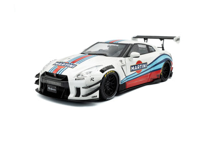 Solido Nissan GT-R R35 LBWK Martini White 1:18