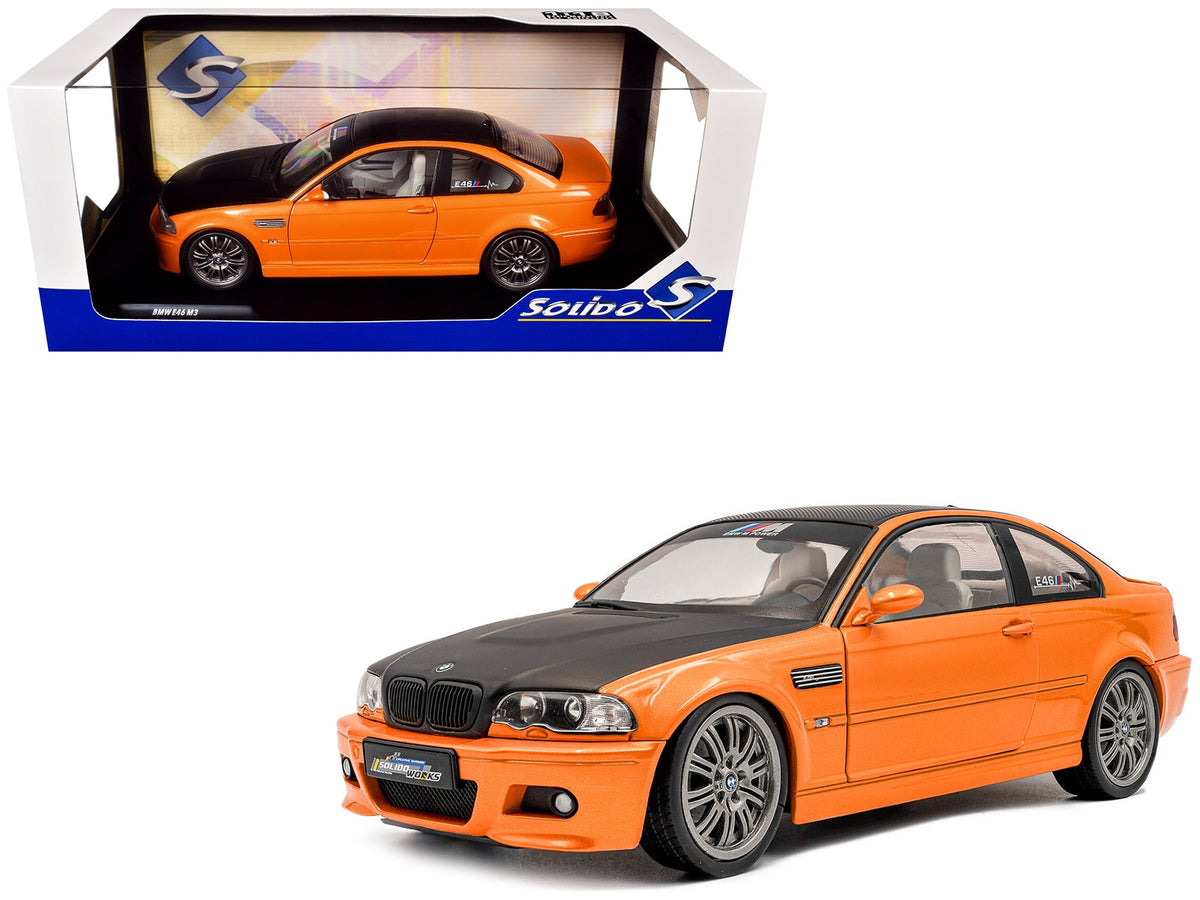 Solido 2000 BMW E46 M3 Solido Works Orange 1:18