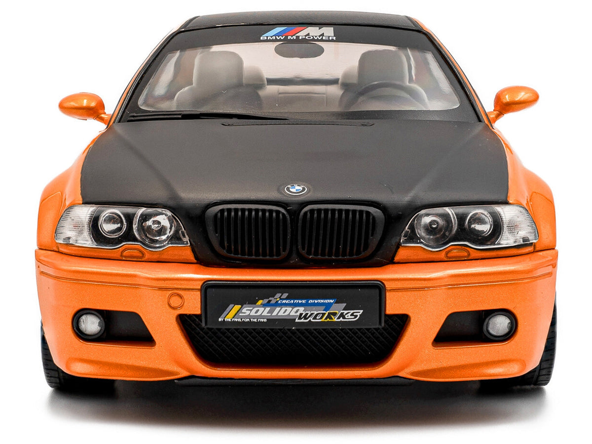 Solido 2000 BMW E46 M3 Solido Works Orange 1:18