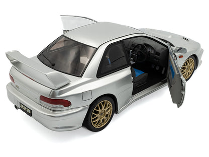 Solido 1998 Subaru Impreza 22B Silver Gold Wheels 1:18