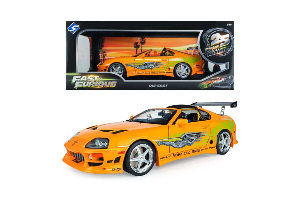Solido 1993 Toyota Supra MK4 Orange 1:18
