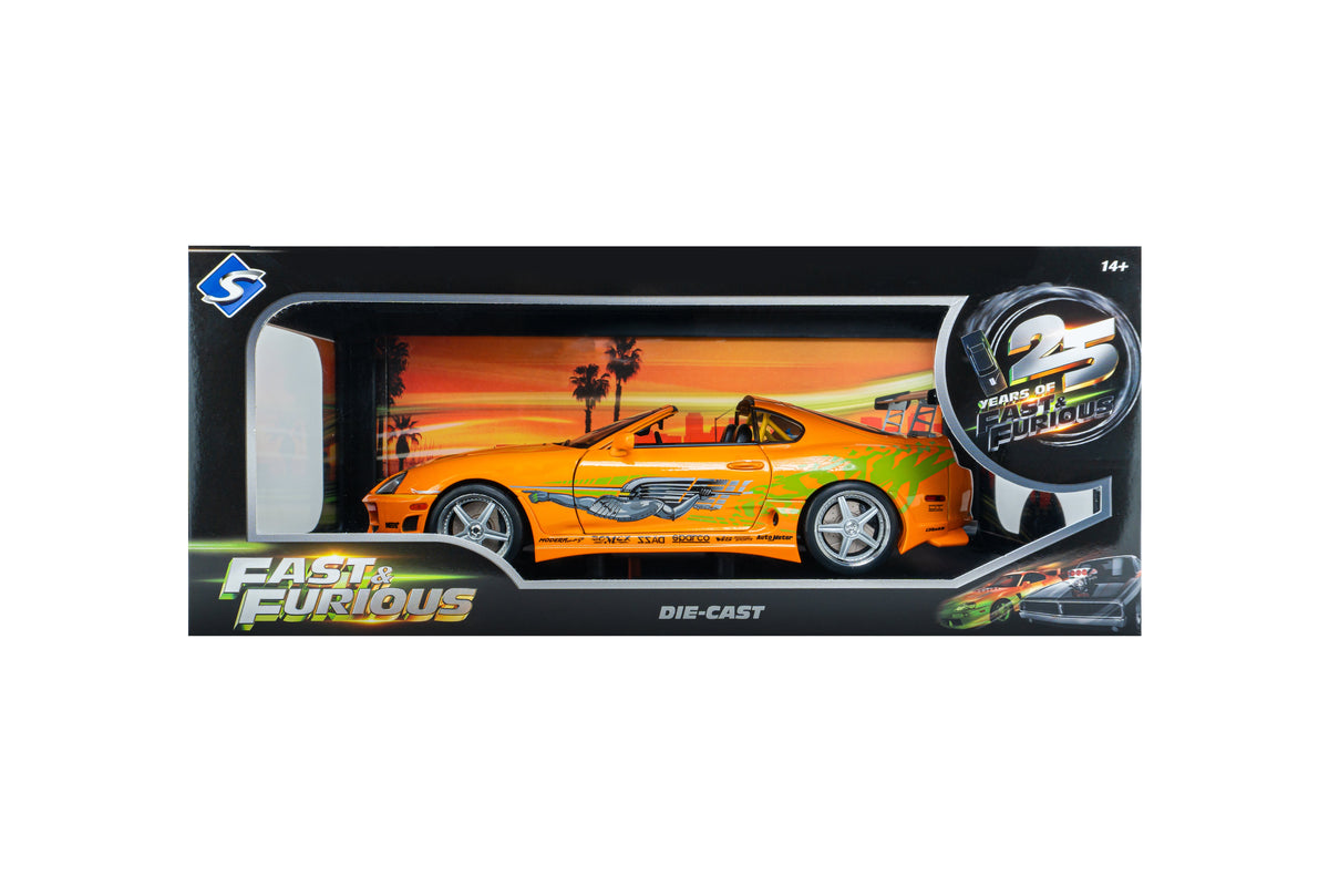 Solido 1993 Toyota Supra MK4 Orange 1:18