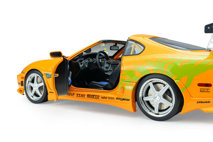 Solido 1993 Toyota Supra MK4 Orange 1:18