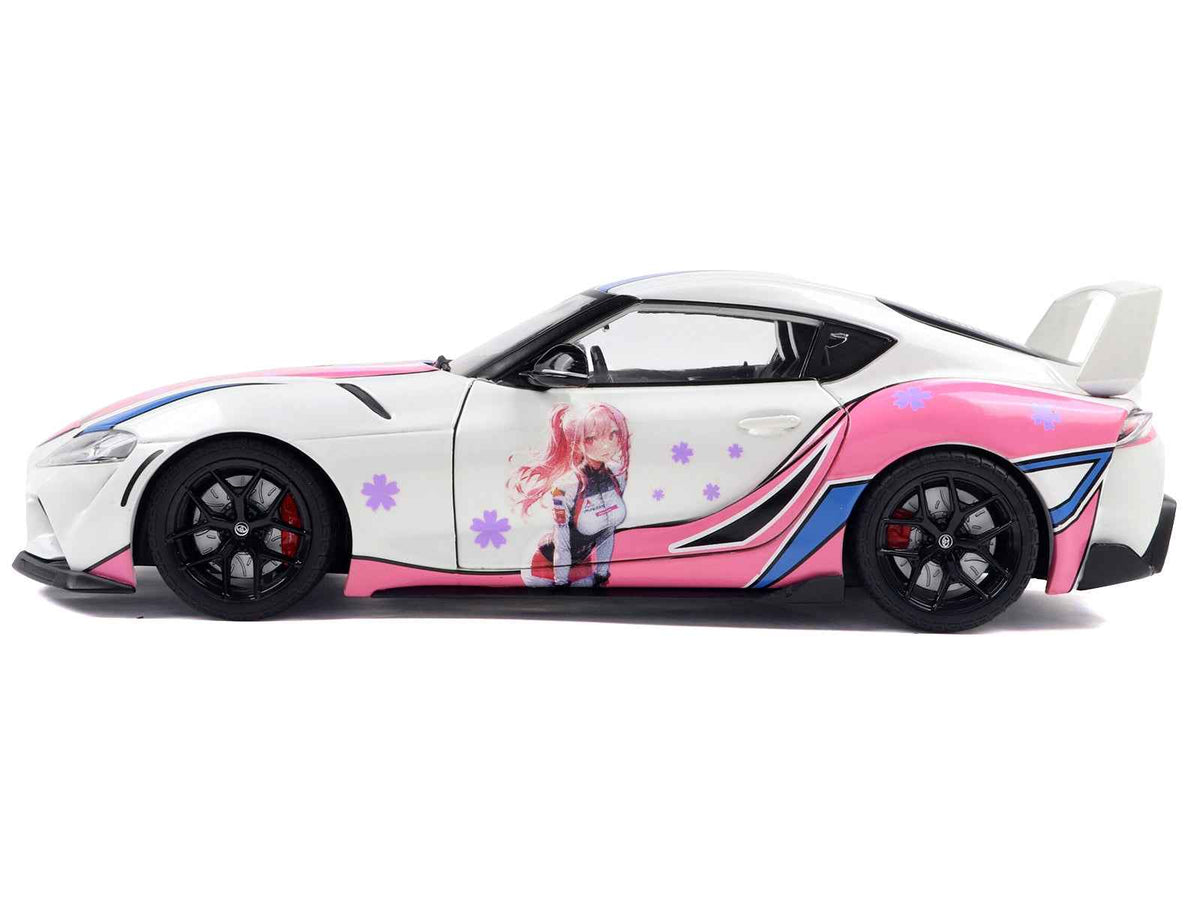 Solido 2024 Toyota GR Supra Itasha StreetFighters White 1:18