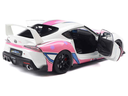 Solido 2024 Toyota GR Supra Itasha StreetFighters White 1:18