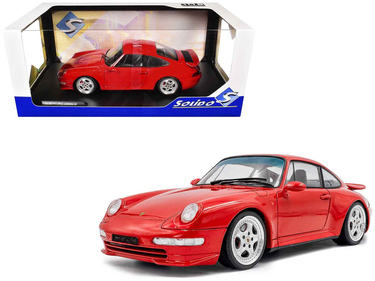 Solido 1997 Porsche 911 (993) Carrera RS Guards Red 1:18