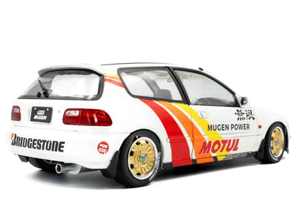 Solido 1991 Honda Civic EG6 Mugen Racing White 1:18
