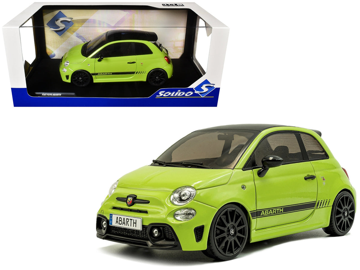 Solido 2023 Fiat F595 Abarth Verde Adrenalina Green 1:18
