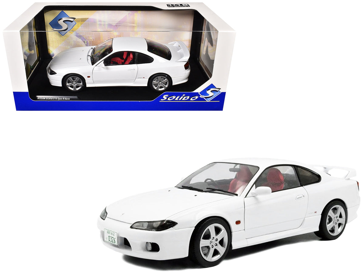 Solido 1999 Nissan Silvia S15 Spec-R Aero Aspen White 1:18