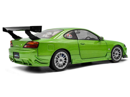 Solido 1999 Nissan Silvia S15 Spec-R Aero Never Satisfied Green 1:18