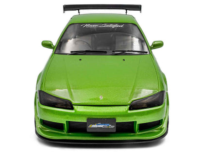 Solido 1999 Nissan Silvia S15 Spec-R Aero Never Satisfied Green 1:18