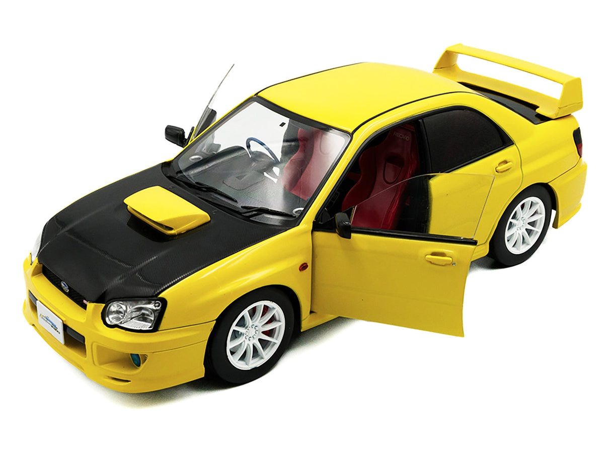 Solido 2003 Subaru Impreza WRX STI Yellow 1:18