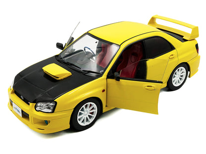 Solido 2003 Subaru Impreza WRX STI Yellow 1:18