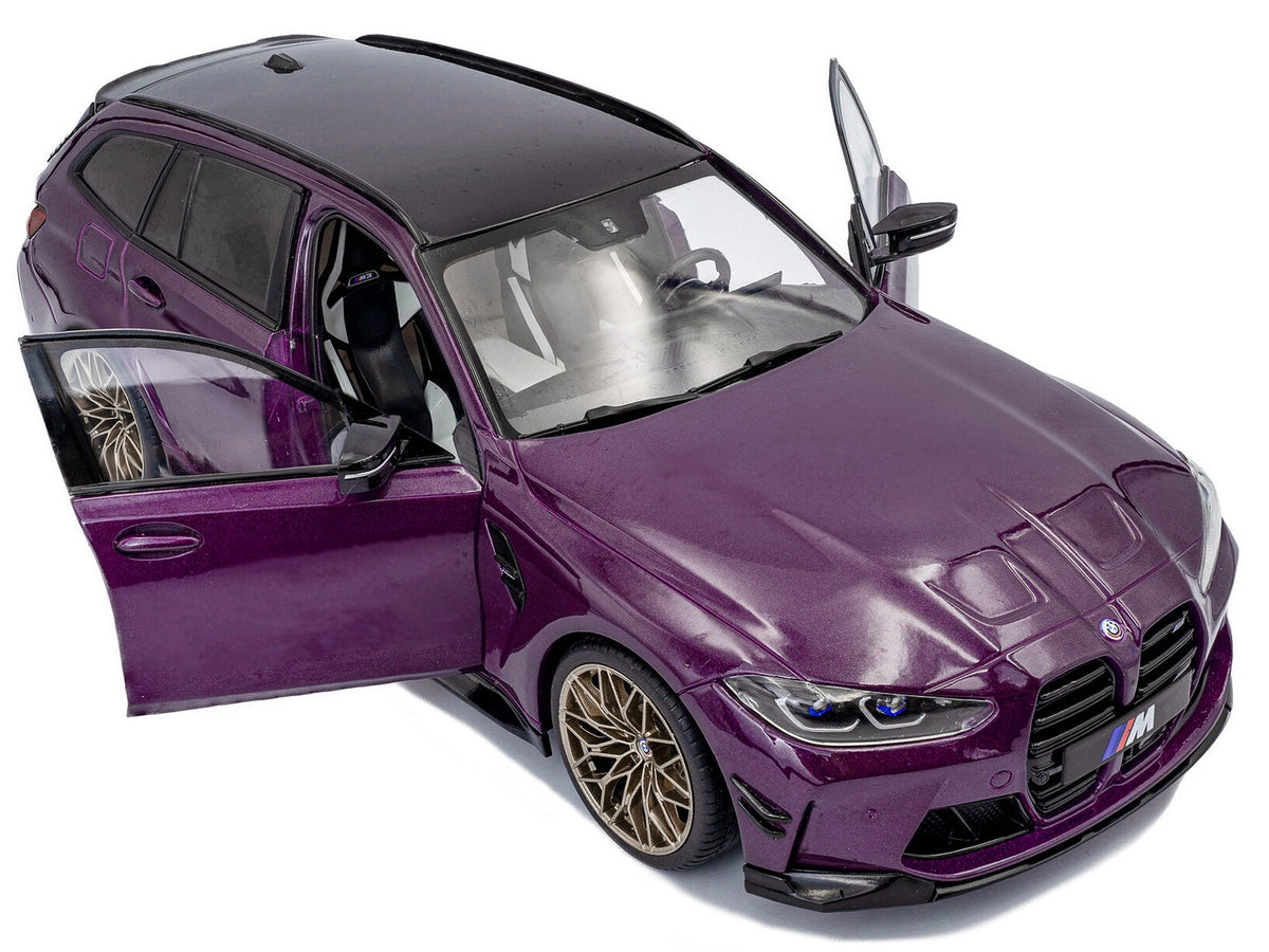 Solido 2024 BMW M3 Competition Touring Twilight Purple 1:18