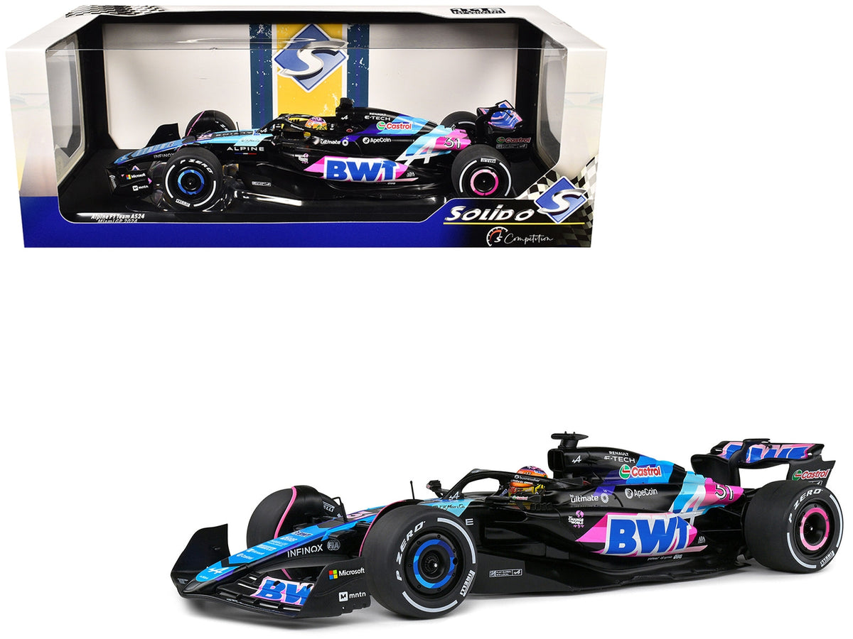 Solido 2024 Alpine A524 #31 Ocon Miami GP F1 1:18