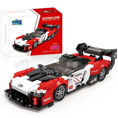 11 Types Speed Champions Car Hypercar Building Blocks MOC Construction Bricks Famous Sport Vehicle Toys Gift For Children Kids