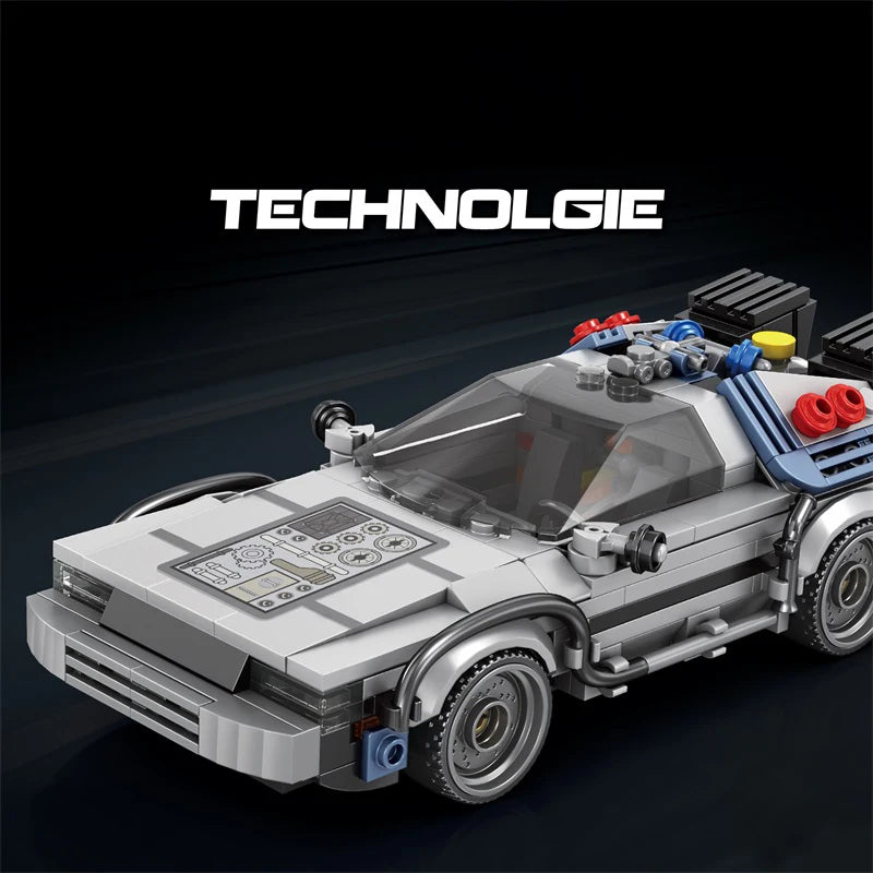 Masaverse 1:24 MOC "Back to the Future" DeLorean DMC-12 time machine | LEGO-Compatible — Boys Gift