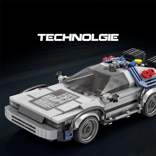 Masaverse 1:24 MOC "Back to the Future" DeLorean DMC-12 time machine | LEGO-Compatible — Boys Gift