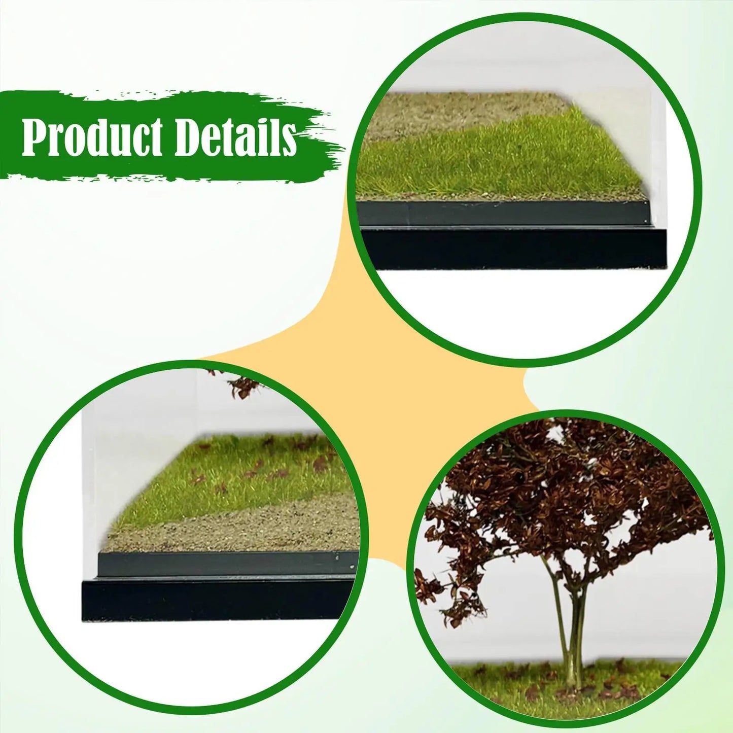 1:64 Diecast Display Case Protector | Sandy Landscape Scene Showcase for Hot Wheels & Matchbox