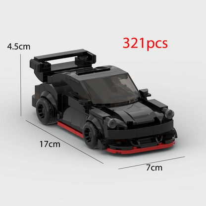 2024 Hot MOC Speed City Car Champion Racer Classic Supercar Building Blocks Brick Racing Super Technique Creative Garage DIY Set